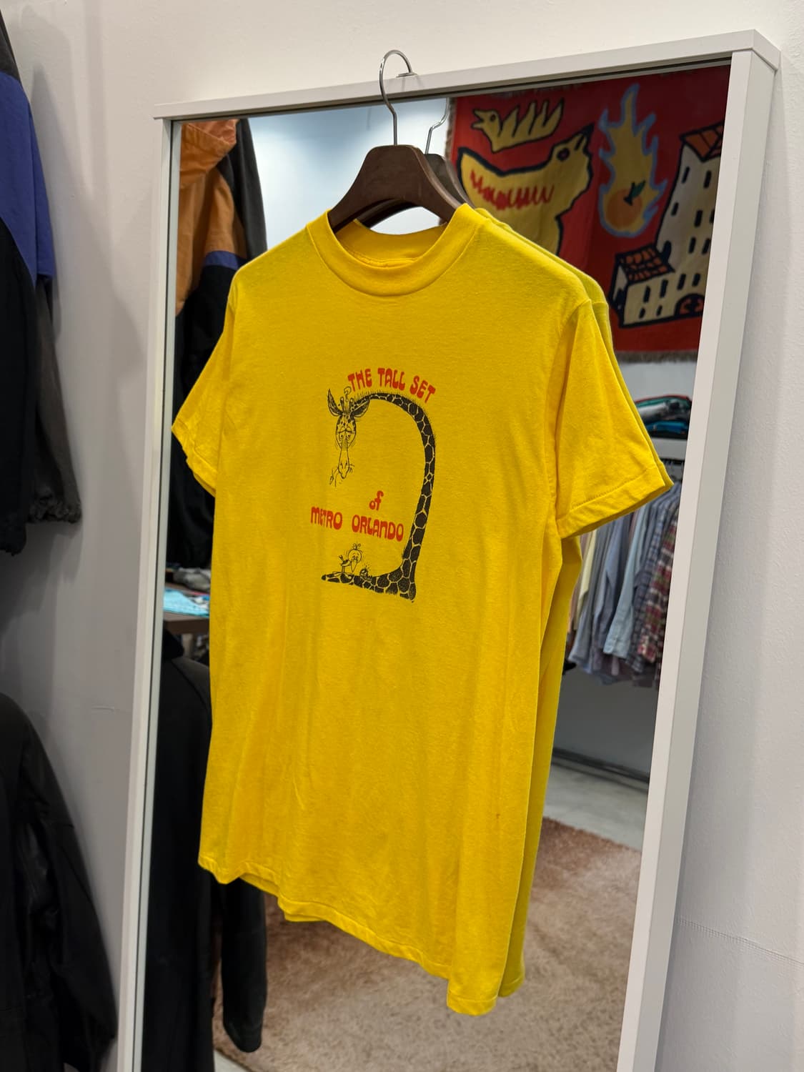 80s Ched 빈티지 Giraffe 반팔 티셔츠 (made USA) 상품이미지1