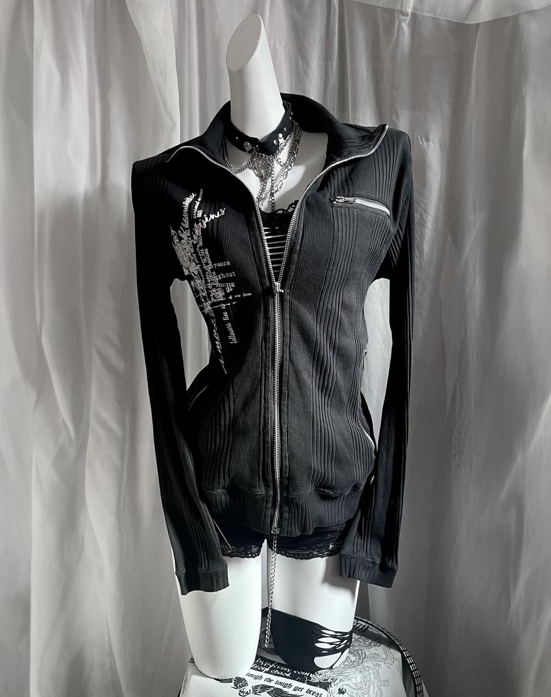 Punk zip-up 상품이미지3