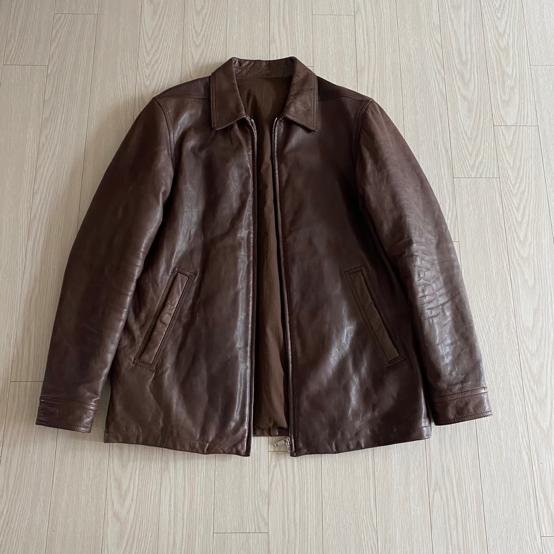 [50] 릭오웬스 23FW 'Luxor' Brad 레더 자켓 상품이미지1