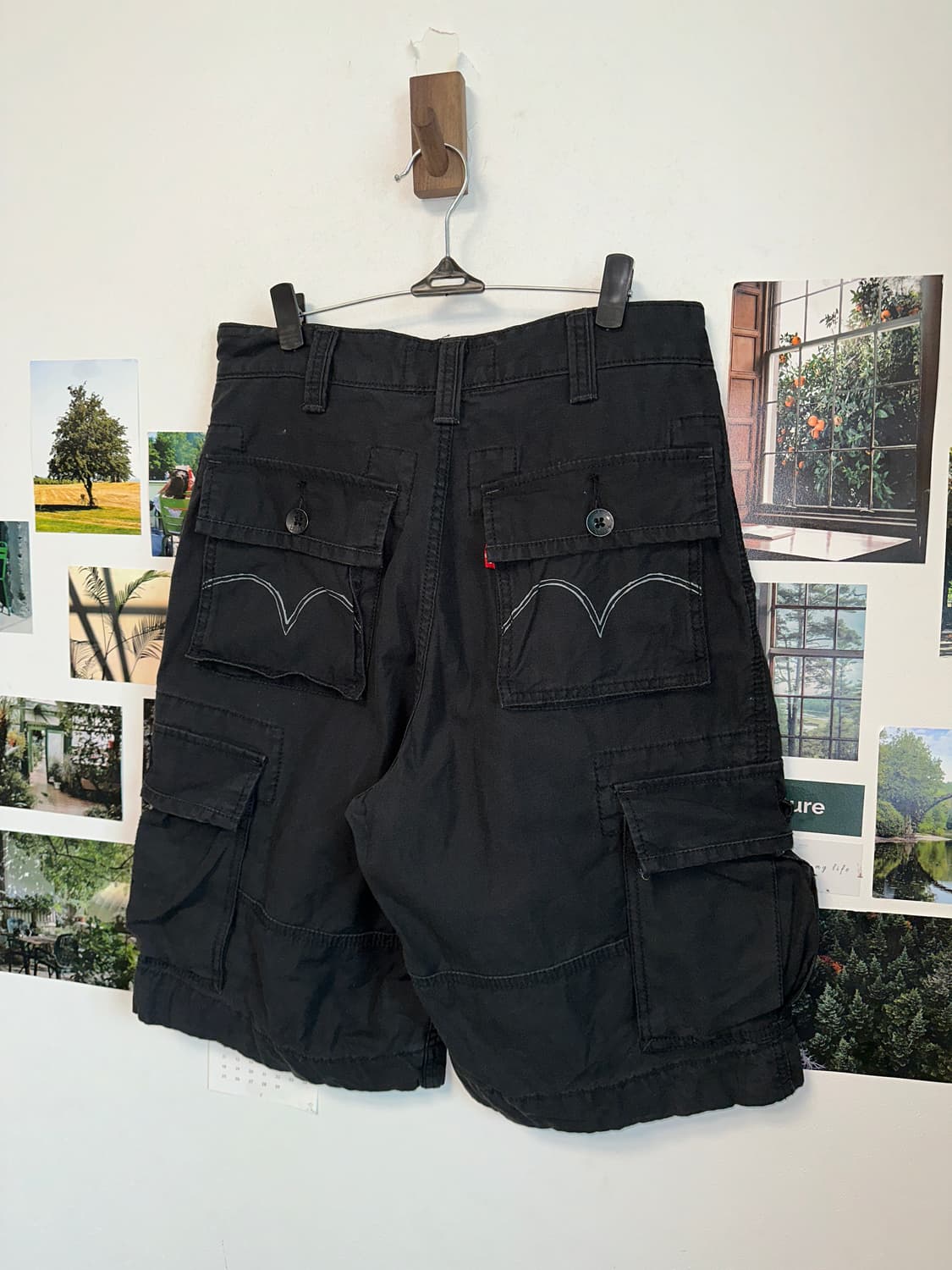 Levi’s black cargo half pants 상품이미지2