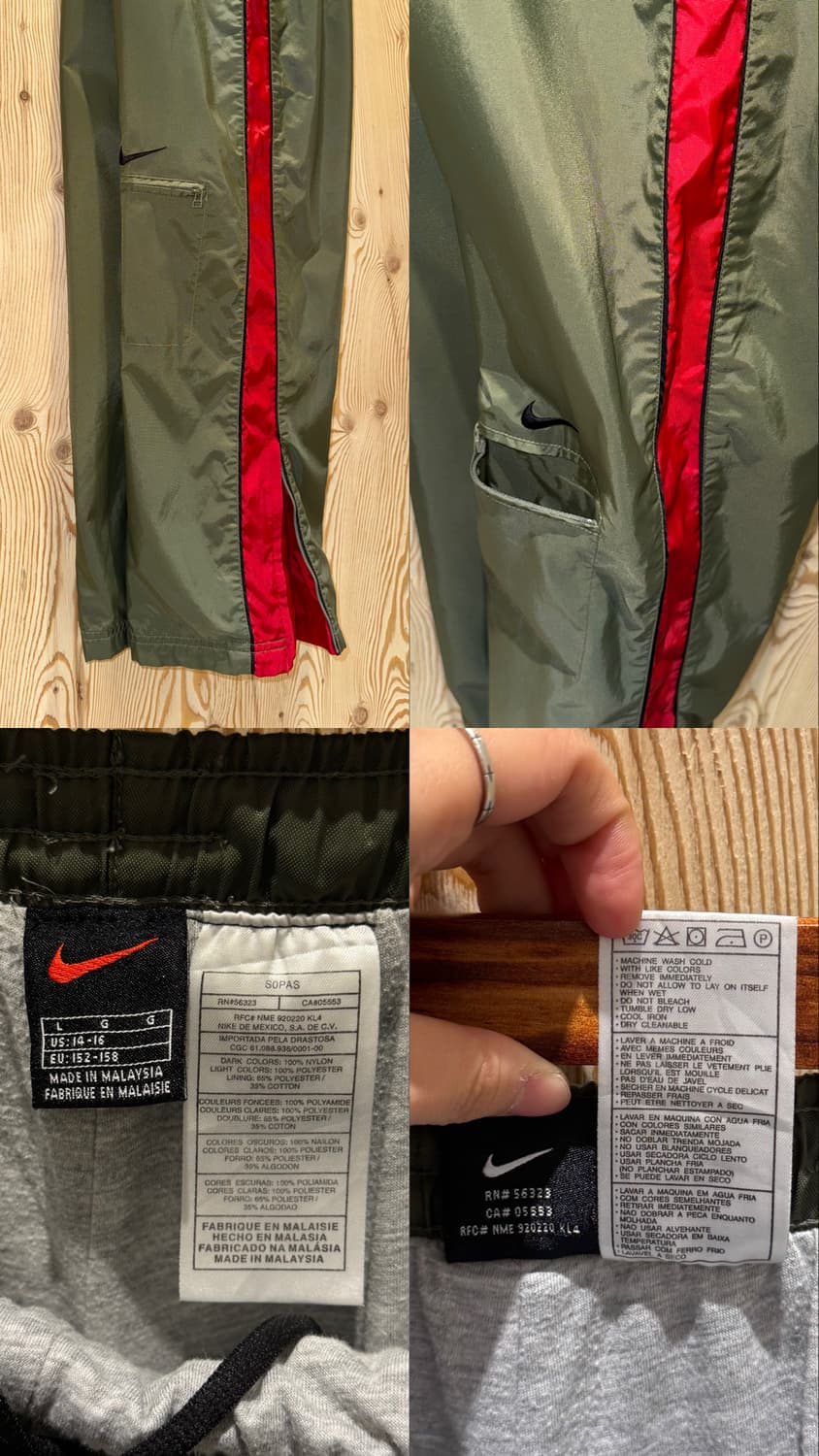 90s 나이키 파라슈트 팬츠 상품이미지10