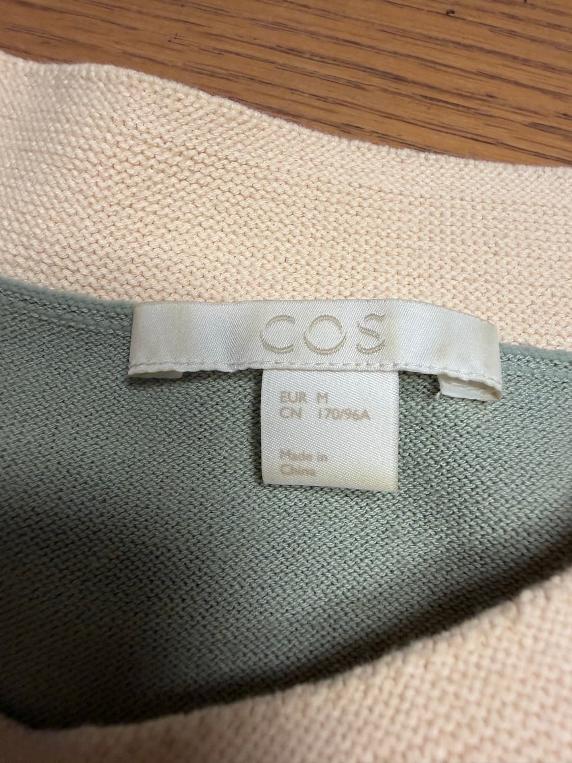 COS W 배색 반팔 니트  상품이미지2