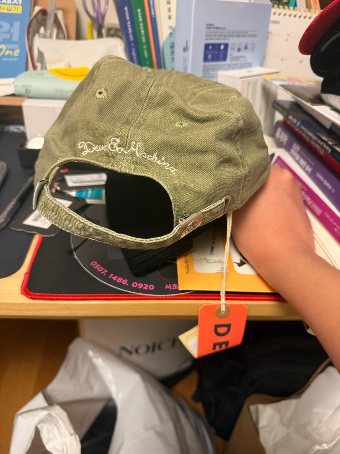 (새상품)Deus Ex Machina 카키색 모자🧢 상품이미지2