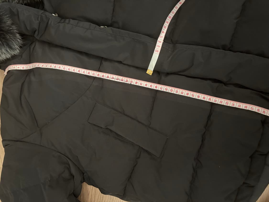 상태최상 지컷 풍성한 사가폭스퍼 구스다운패딩 여 55,66 상품이미지9