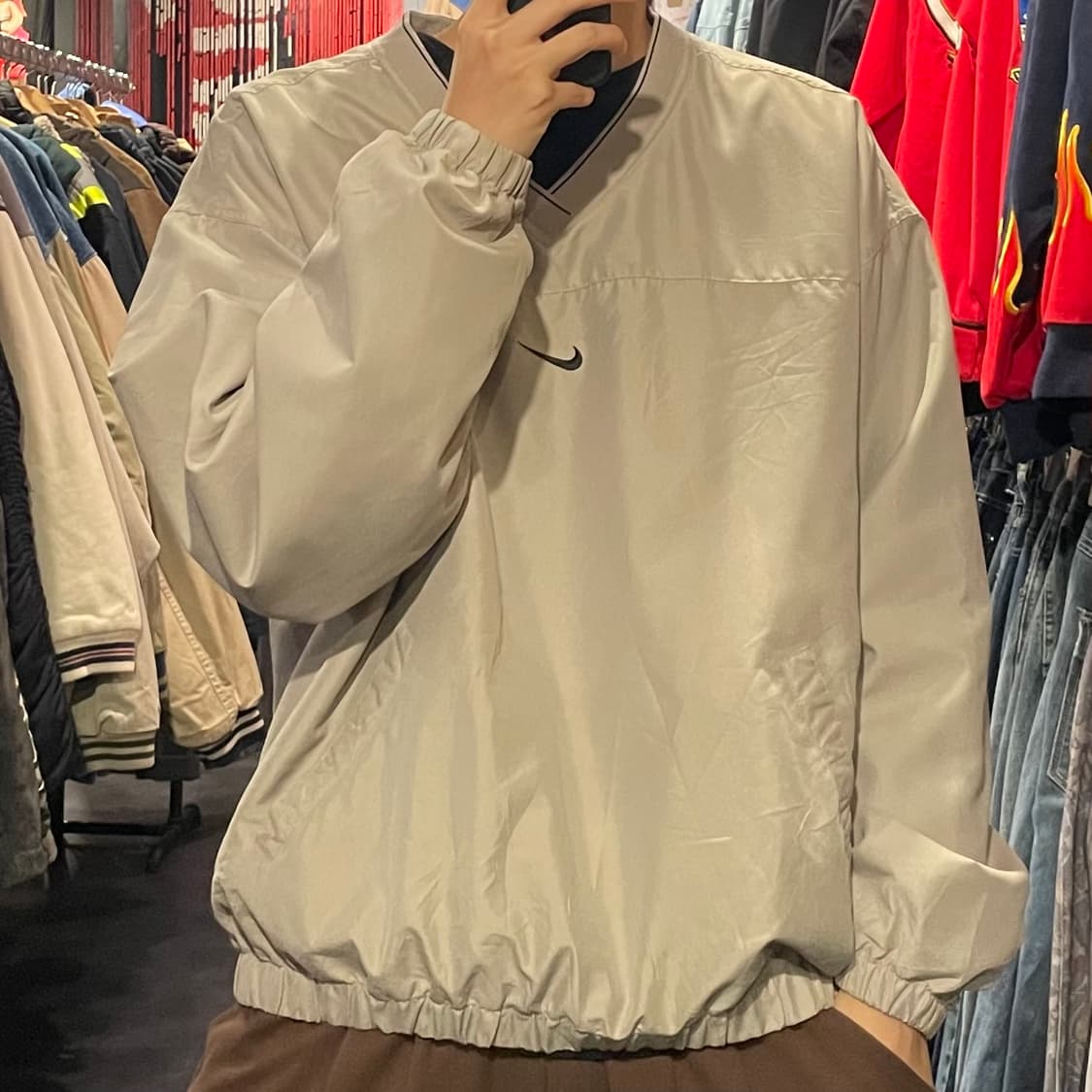 [IM] Nike 나이키 베이지 웜업 상품이미지1