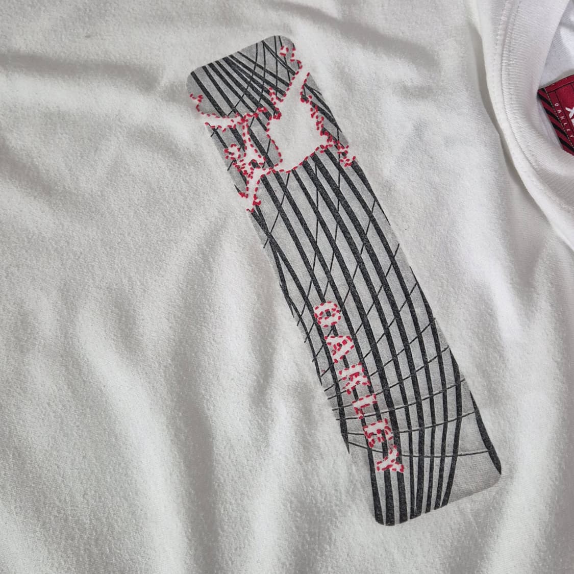 오클리 소프트웨어 스컬로고 프린팅 반팔티셔츠 XL사이즈 상품이미지3