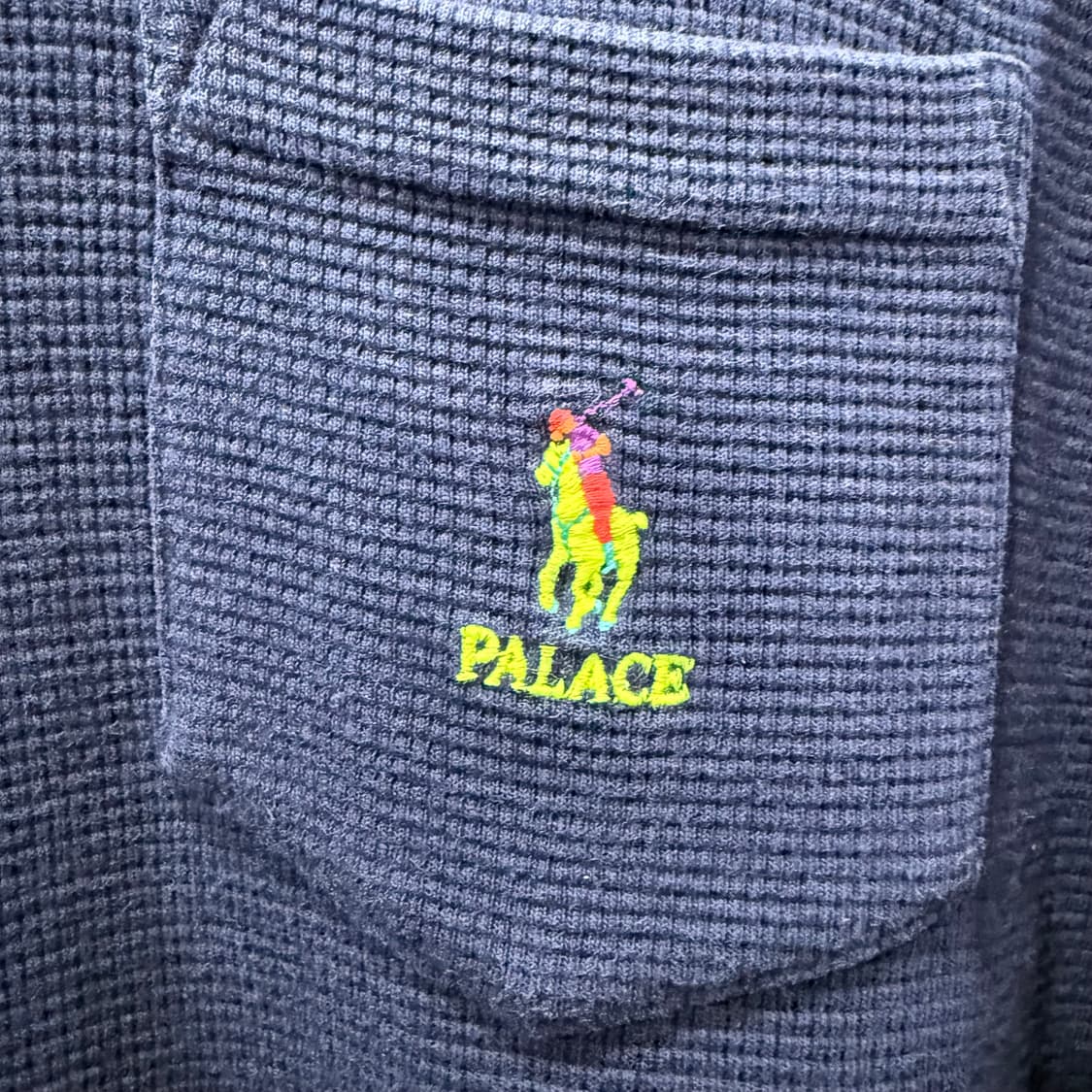 M 폴로 랄프로렌 x 팔라스 Polo PALACE 와플 반팔 티셔츠 상품이미지4