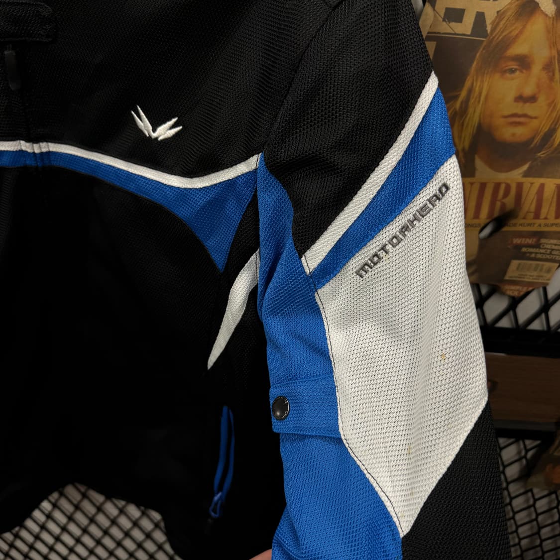 모터헤드 라이더스 안감 메쉬 라이더자켓 후면 로고 포인트 블랙 상품이미지9