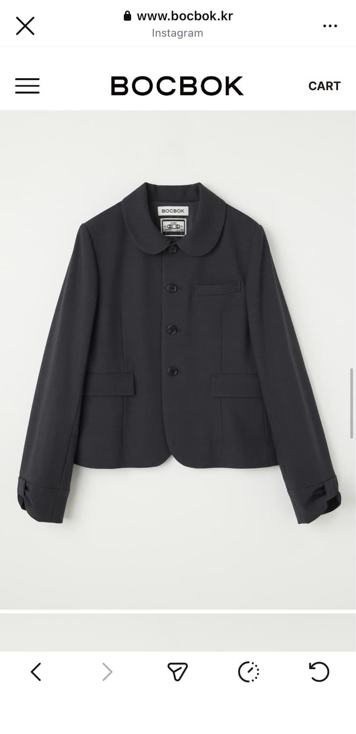 BOCBOK 복복 SWING GIRL JACKET (GREY)  상품이미지1