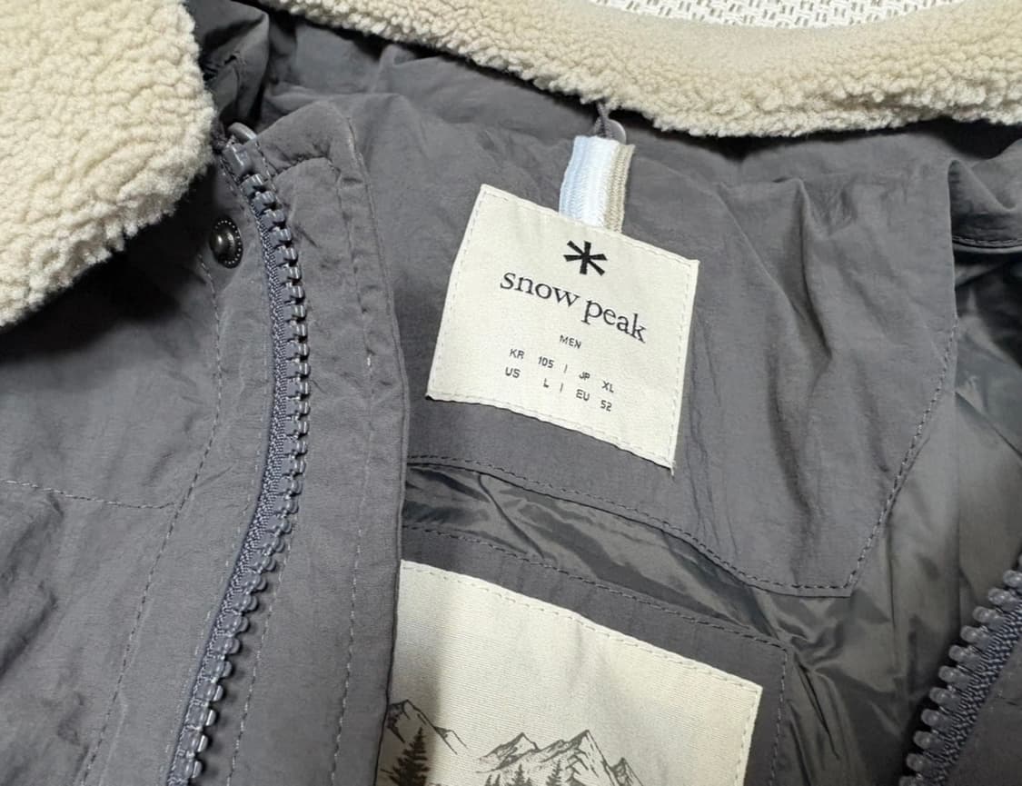 스노우피크 남성 다운 패딩 자켓 XL 상품이미지2