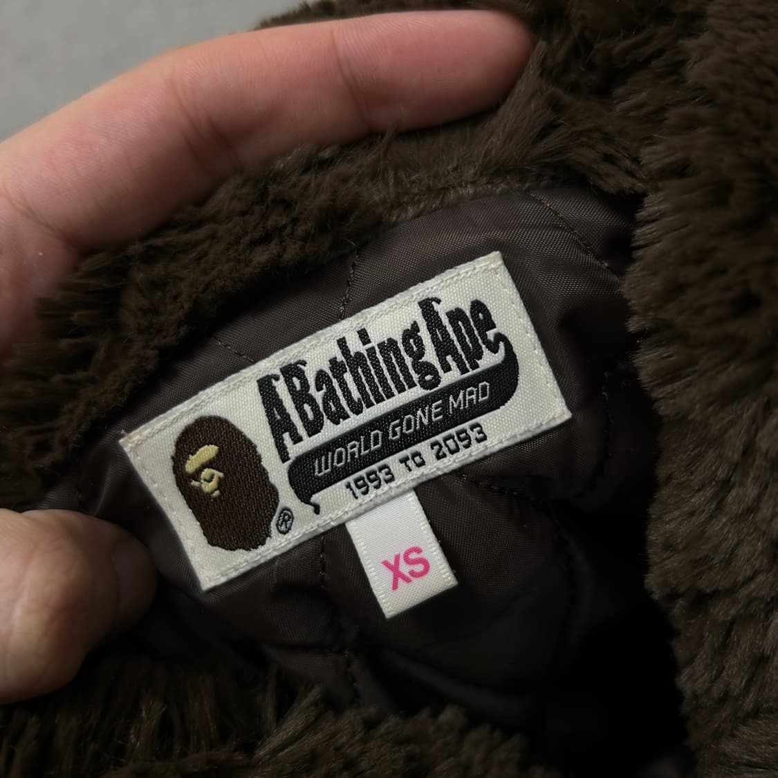 베이프 우먼스 빅사루 누빔 퍼자켓(XS) 상품이미지2