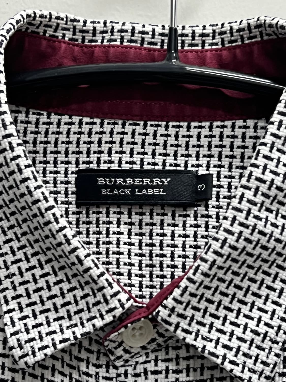 버버리 블랙라벨 지오메트릭 패턴 셔츠 상품이미지4