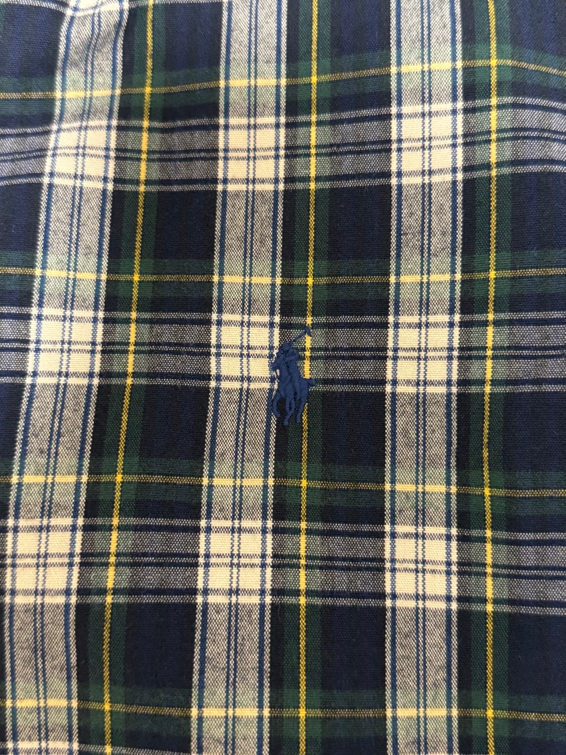 M) 폴로 셔츠 체크 커스텀핏 상품이미지4