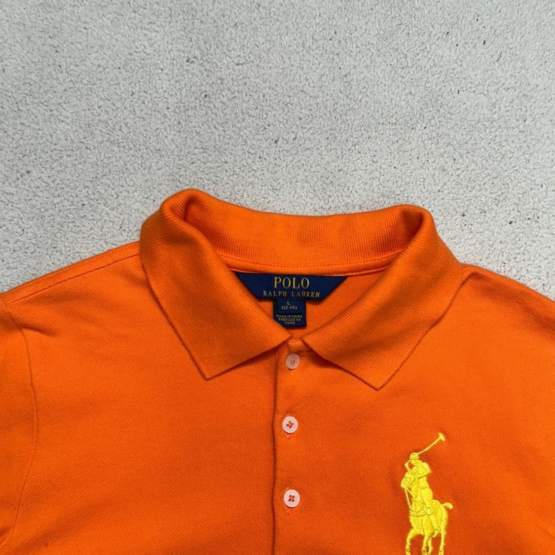 RALPH LAUREN 보이즈 빅포니 pk 롱슬리브 오렌지 L 상품이미지4
