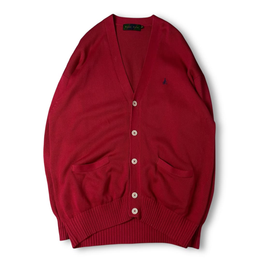 빈폴 레드 니트 롱 가디건 105 상품이미지1