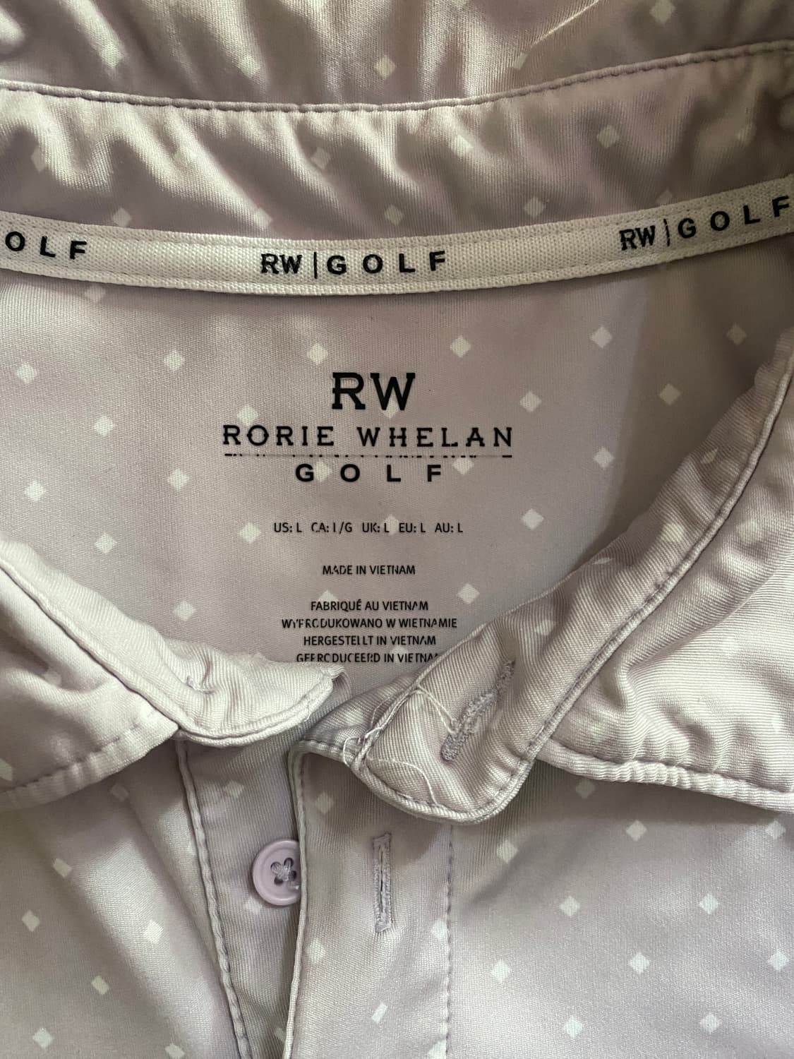 rorie whelan 로리 웰란 골프 라벤더 땡땡이 L (105) 상품이미지2