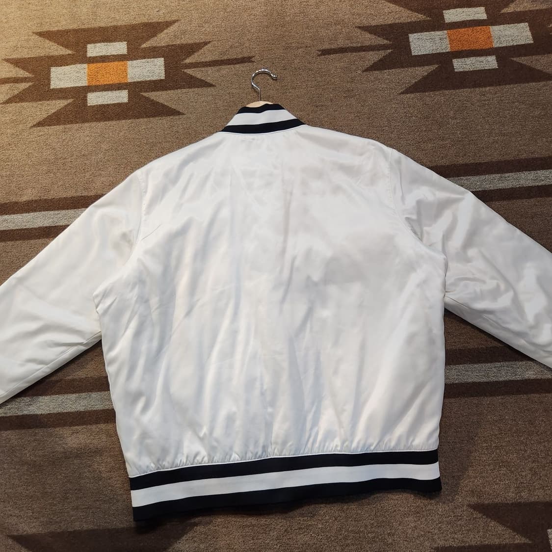 나이키 NBA 화이트 스타디움 자켓 XL 바시티 상품이미지5
