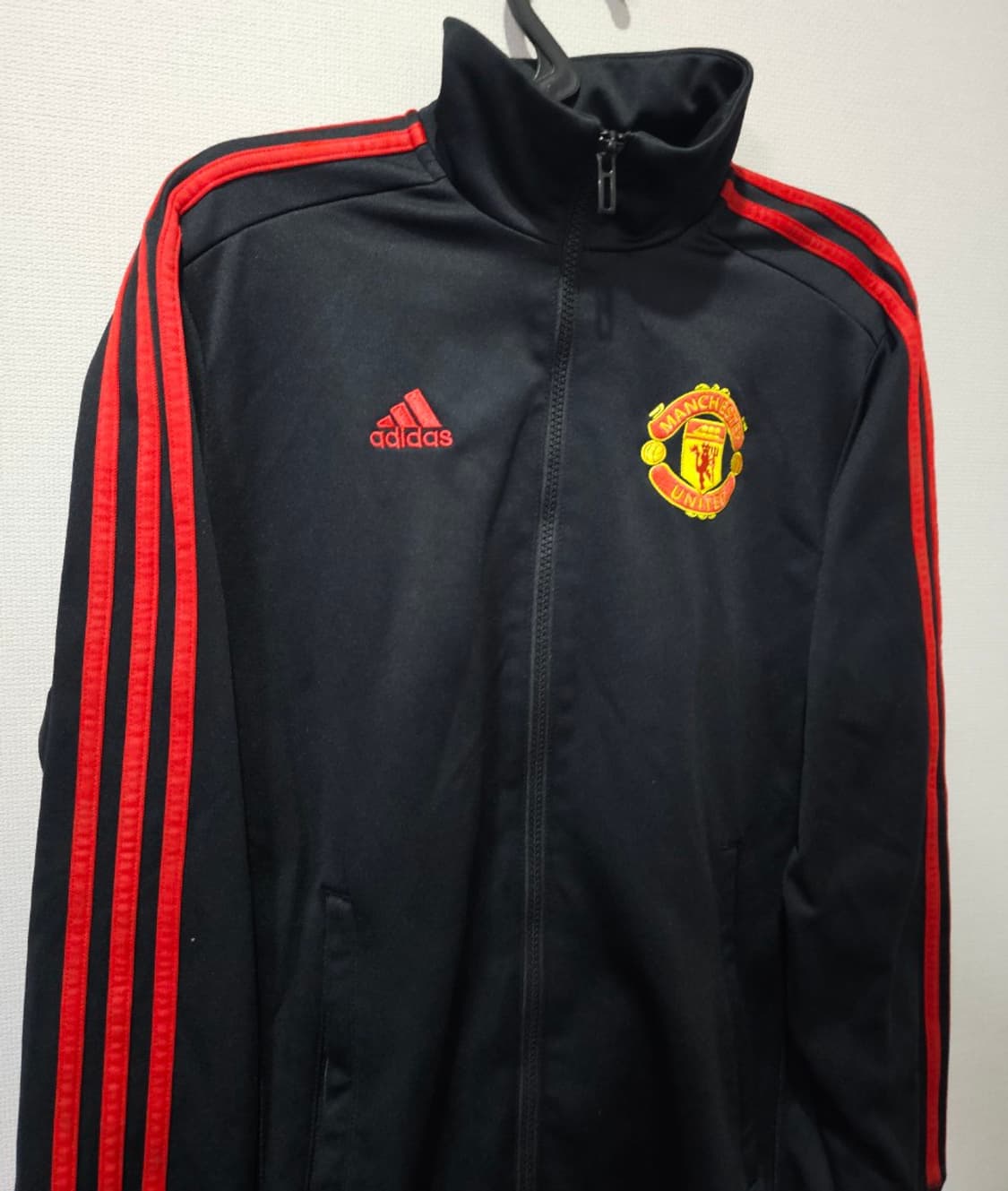 아디다스 맨유 검빨 트랙탑 저지 져지집업 90/S 상품이미지2