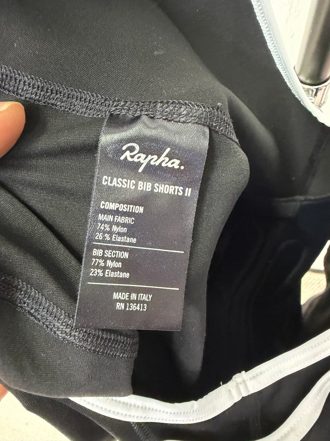 정품) Rapha 라파 블랙 클래식 빕숏 L 상품이미지8