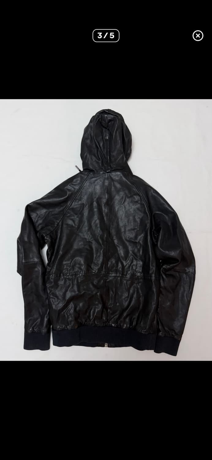 디젤 램스킨 후드집업 자켓 상품이미지2