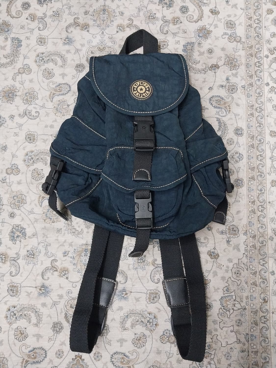 키플링 네이비 미니 백팩 상품이미지1