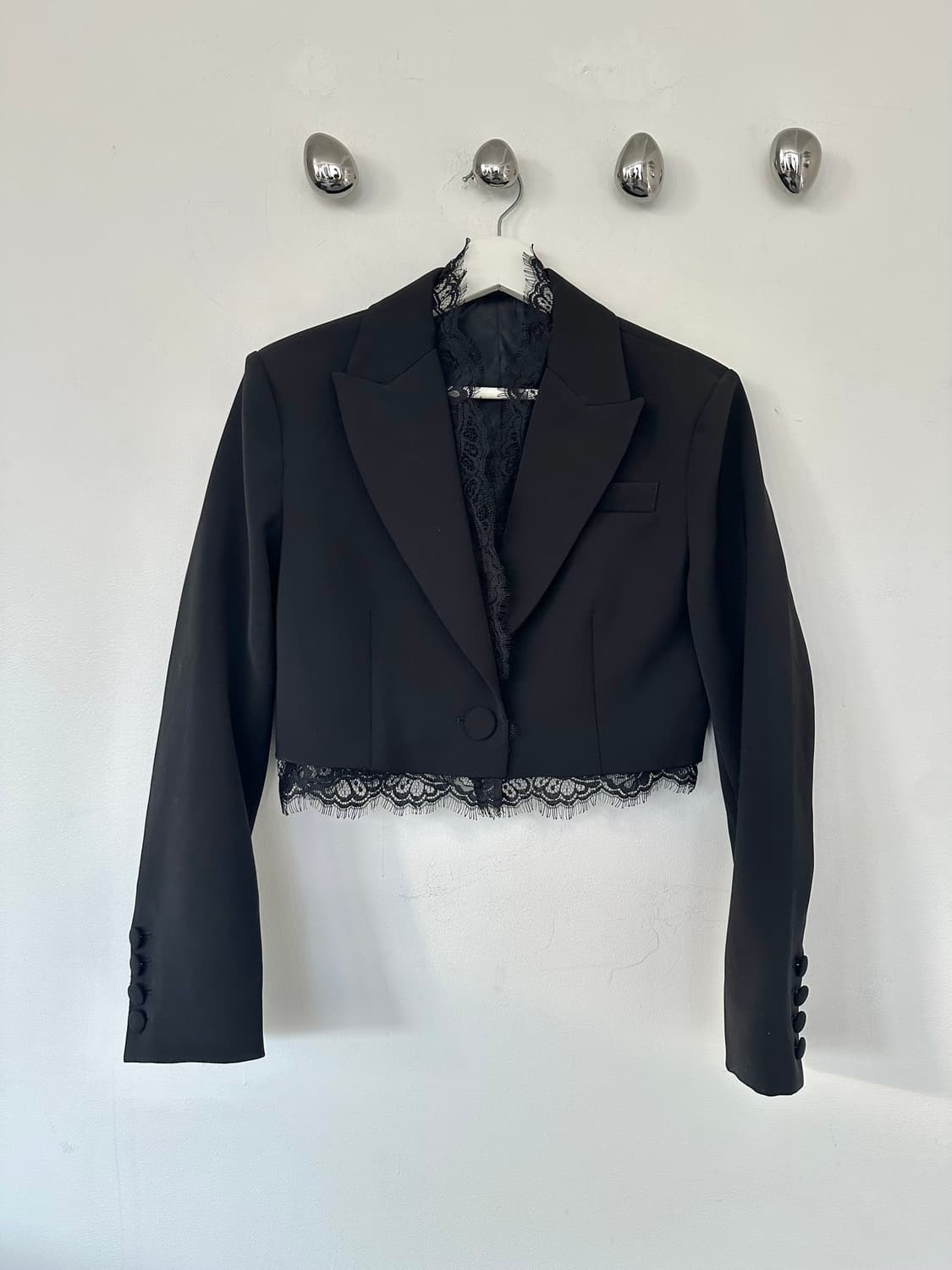 알렉산더 맥퀸 고딕 크롭 레이스 블레이저 상품이미지2