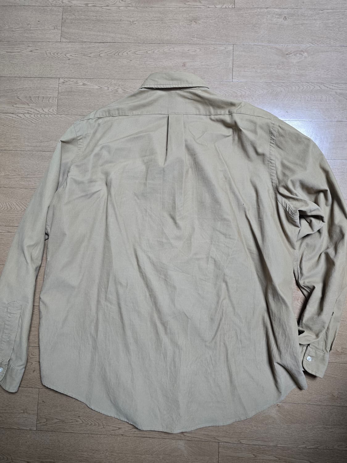 폴로 베이지코듀로이셔츠 xxl 상품이미지3