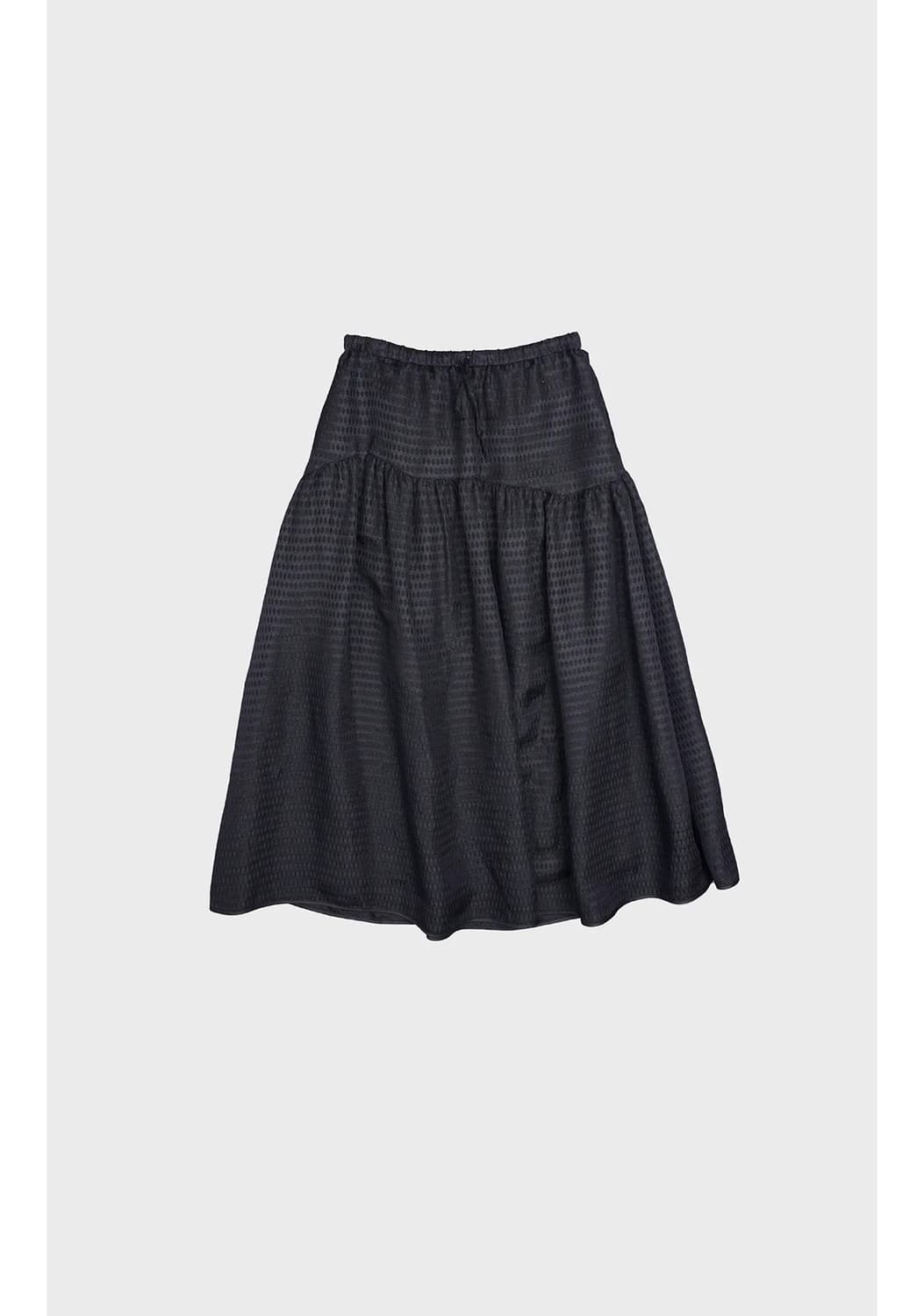 데어드 WAVE YOKE SHIRRING SKIRT 상품이미지1