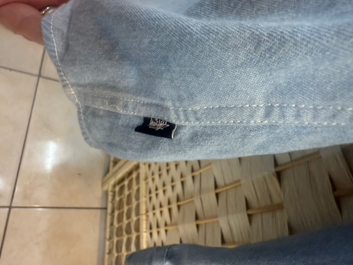 95-100 정품 스투시 플라워 자수 셔츠 팝니다 상품이미지3