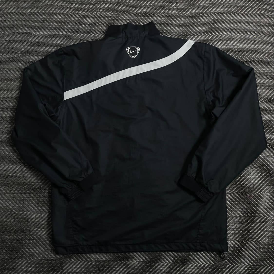 나이키 올드스쿨 스우시 바람막이 자켓 블랙y 4245 상품이미지6