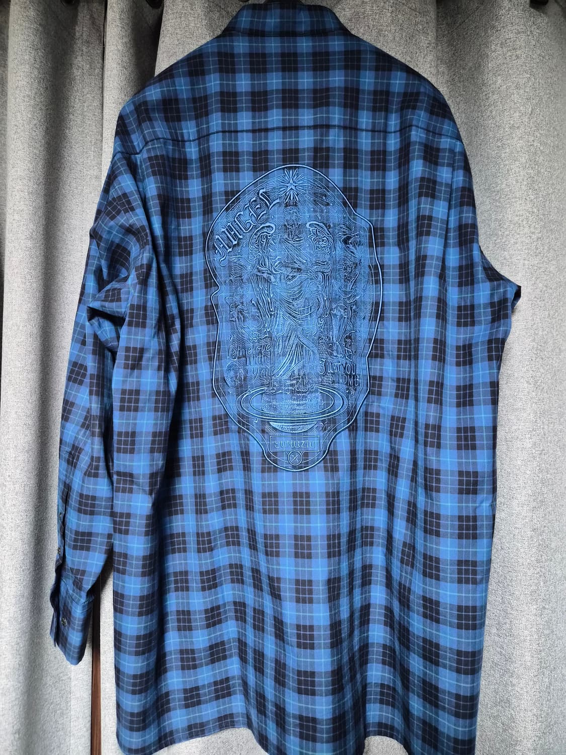 송지오옴므 타이 백자수 셔츠 팝니다ㅡ솔리드.타임옴므.시스템 상품이미지3