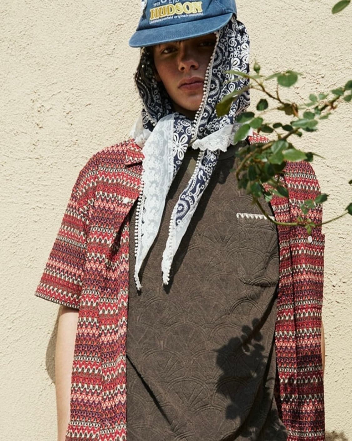 펜필드 자수 스카프 상품이미지1