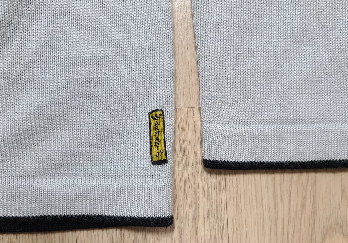 Armani Jeans 100% 라나 울 집업 M 95 라이트그레이 상품이미지3
