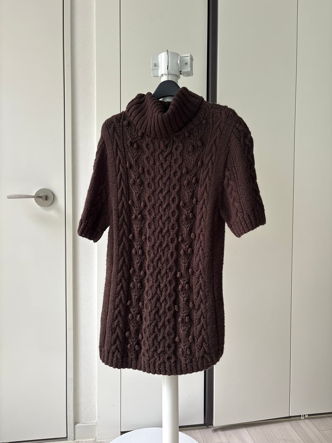 Popcorn Cable Turtleneck Knit 상품이미지2