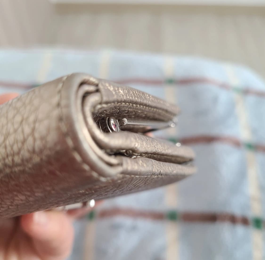 Vibienne westwood비비안 웨스트우드 그레인 지갑 골드 상품이미지6