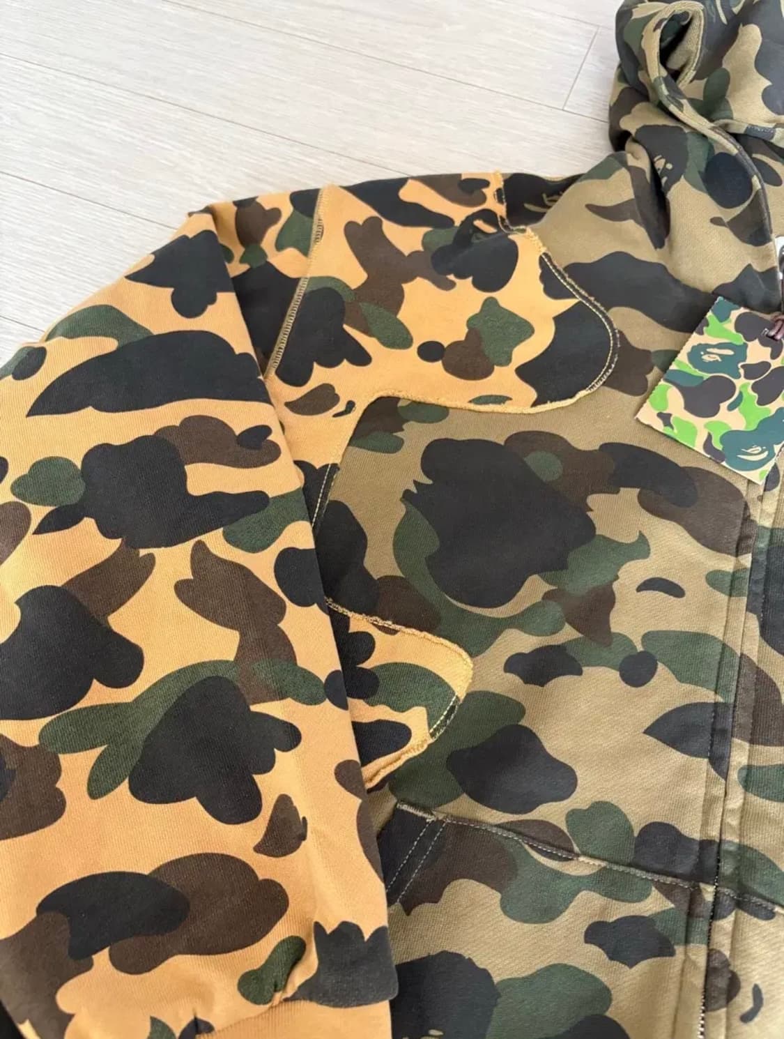 베이프 업사이클 카고 후드 (M) 상품이미지5