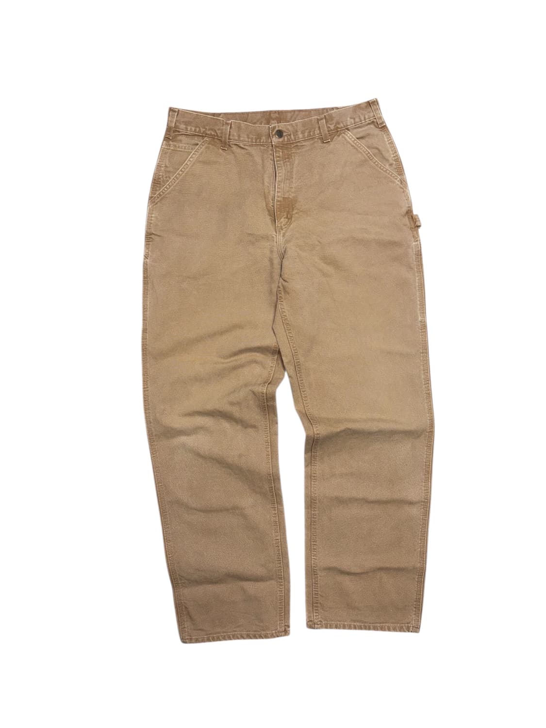 칼하트 b11 브라운 싱글니 카펜터 워크팬츠 상품이미지6