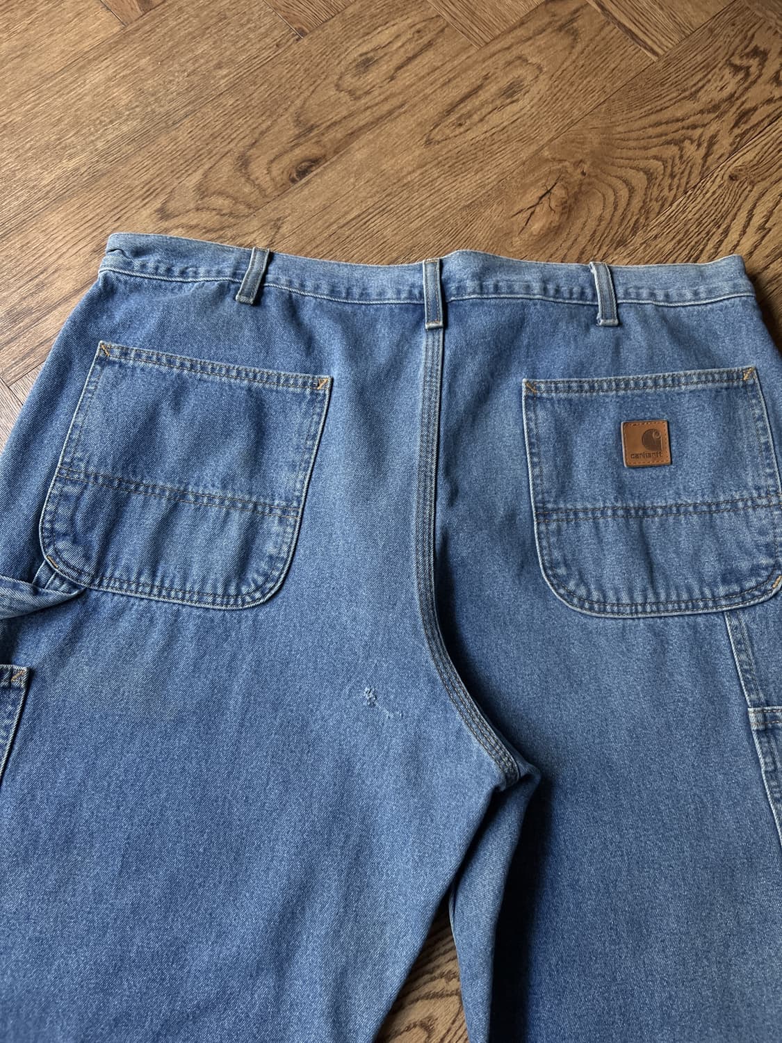 [38]칼하트 USA 미디엄블루 싱글니 카펜터 워크 데님 팬츠 상품이미지9