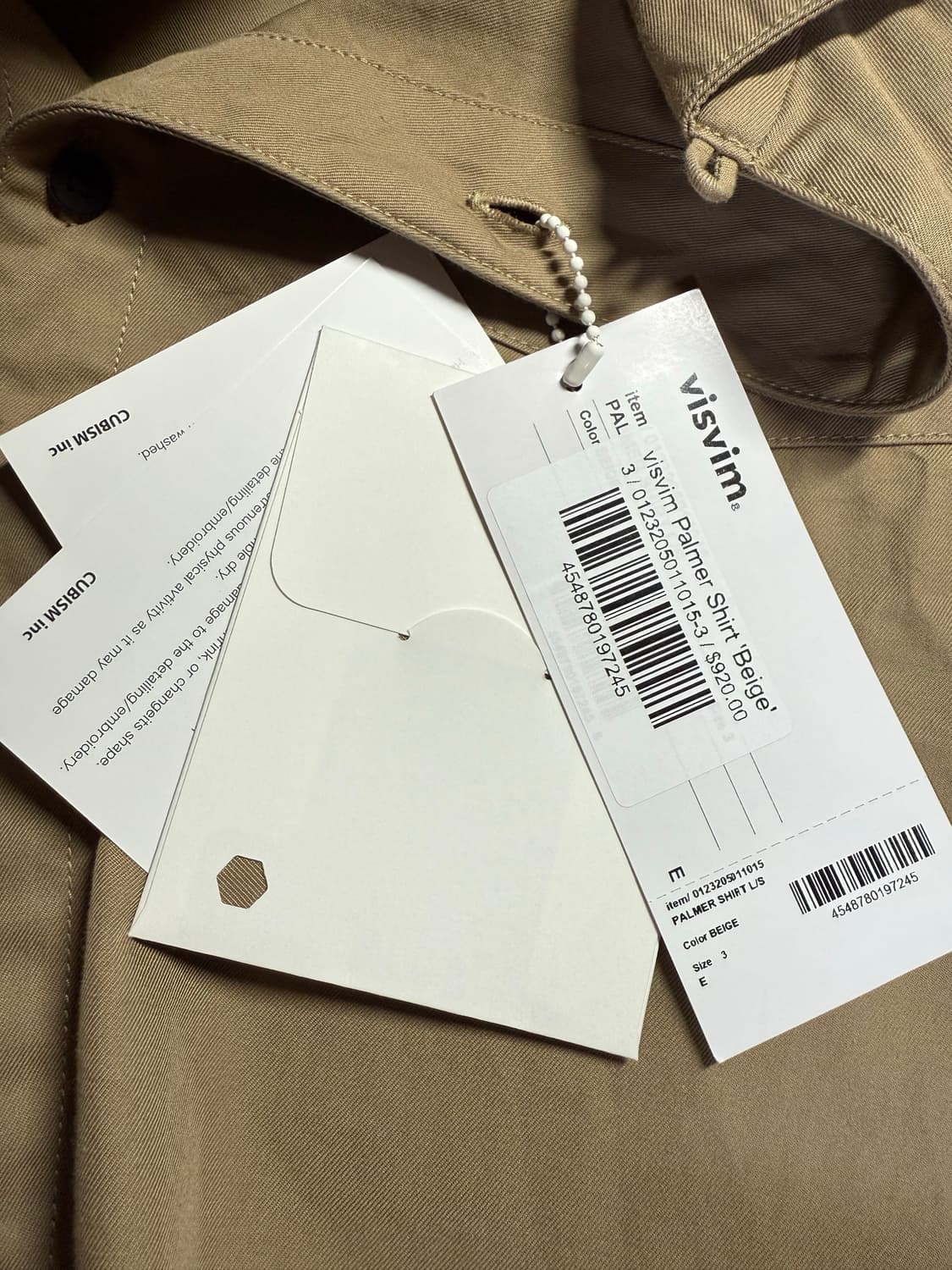 [3] 비즈빔 팔머 셔츠 베이지 상품이미지7