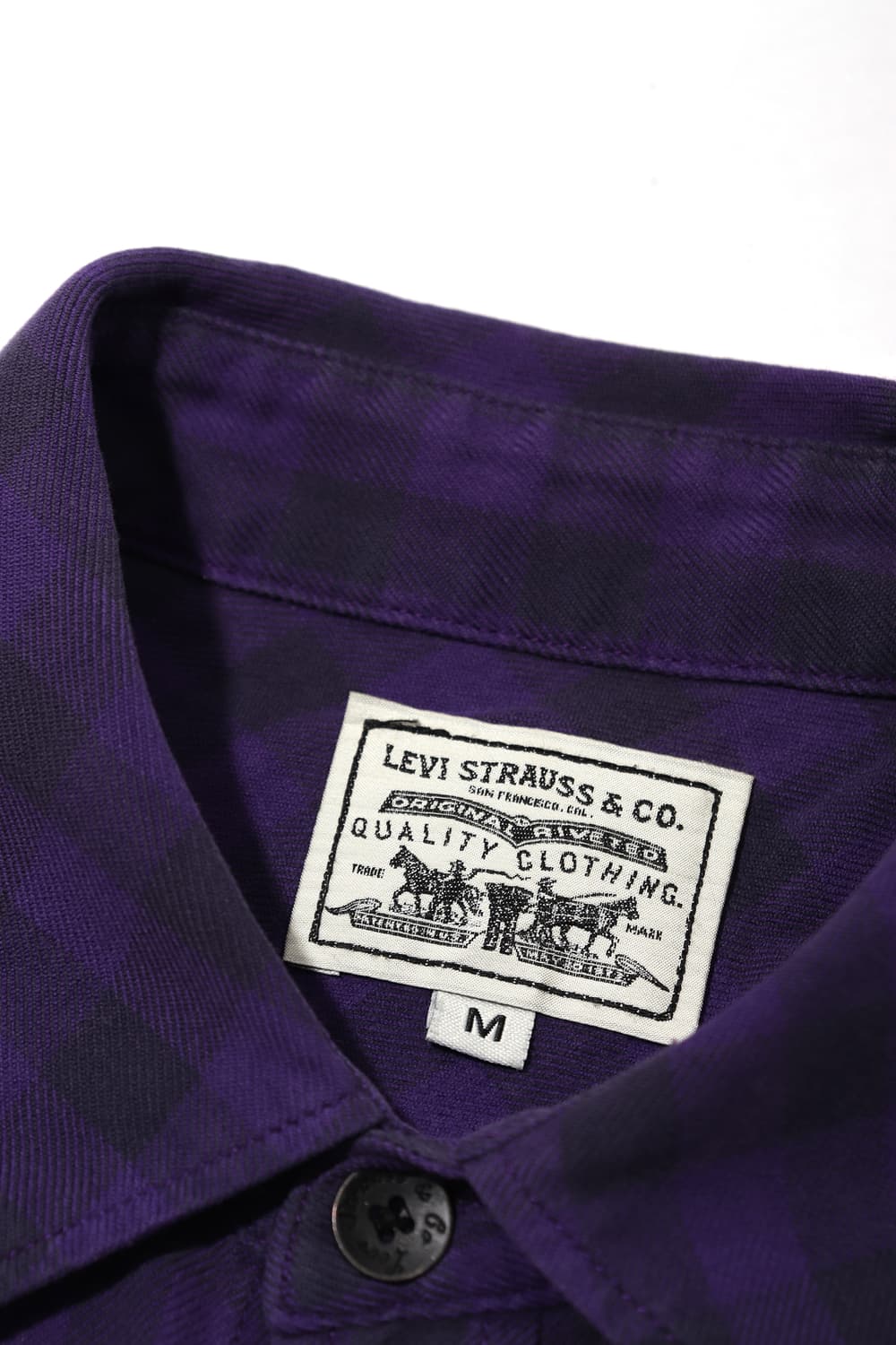 LEVIS 체크 코튼 셔츠 women M 상품이미지4