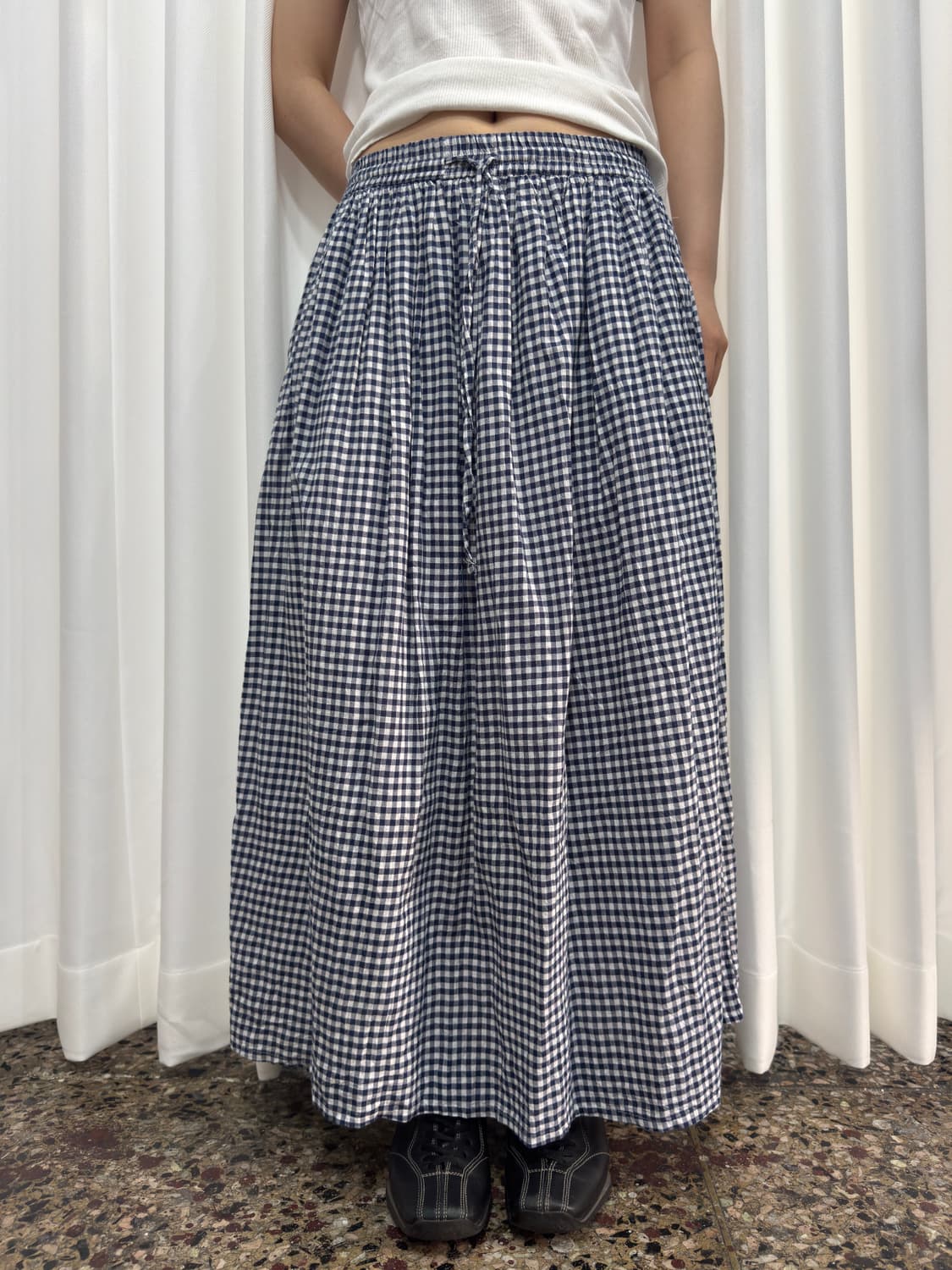 mori check skirt 상품이미지3