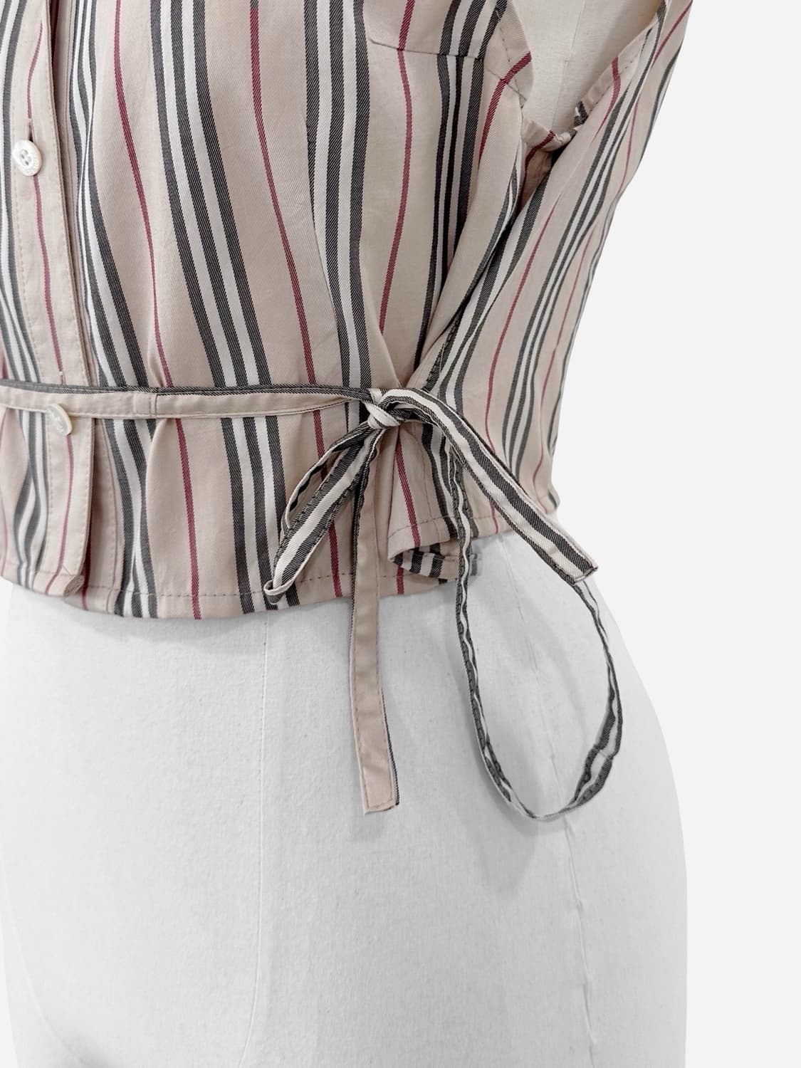 Burberry London Stripe Crop Shirt 상품이미지4