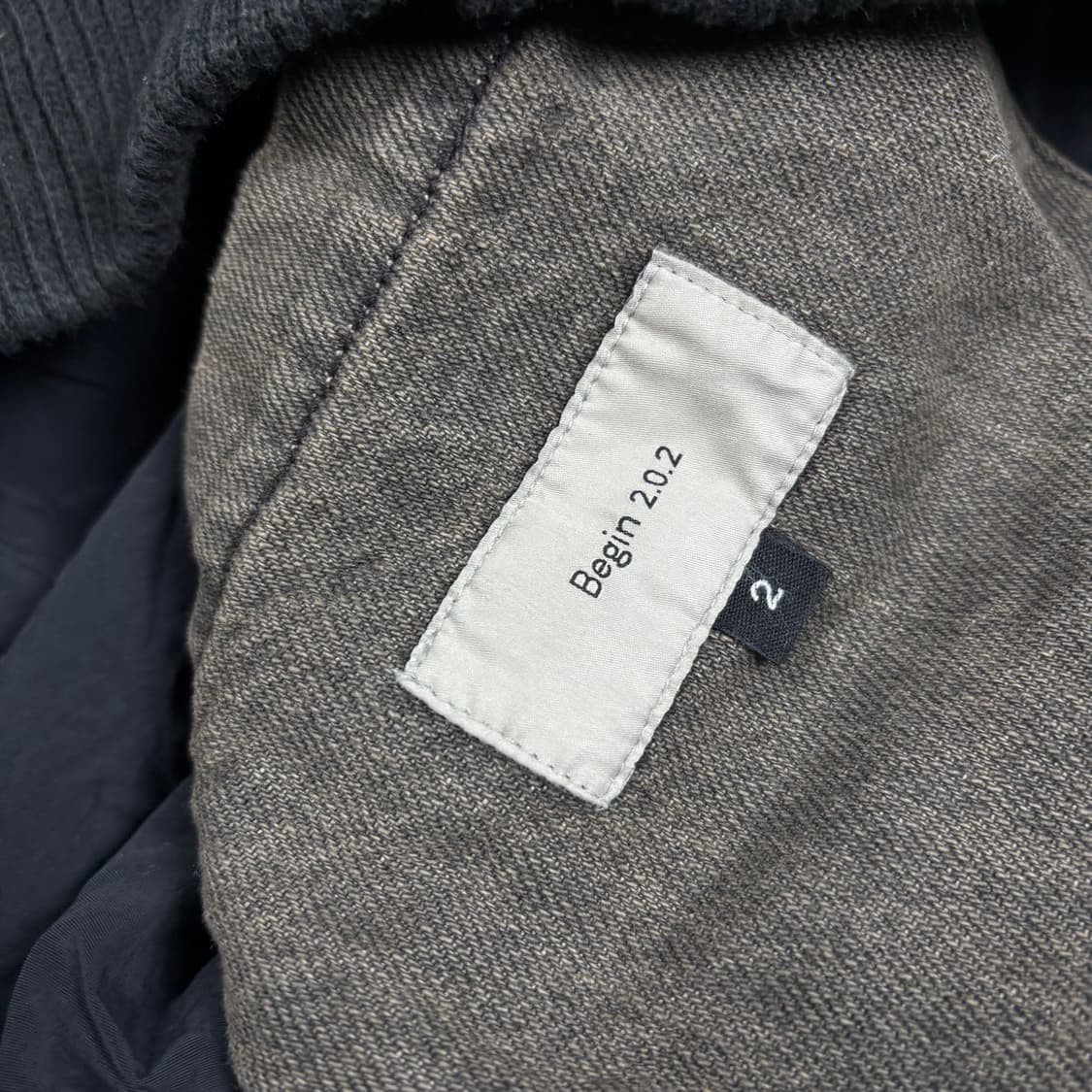 비긴202 빈티지 워싱 컷오프 데님 MA-1 상품이미지4