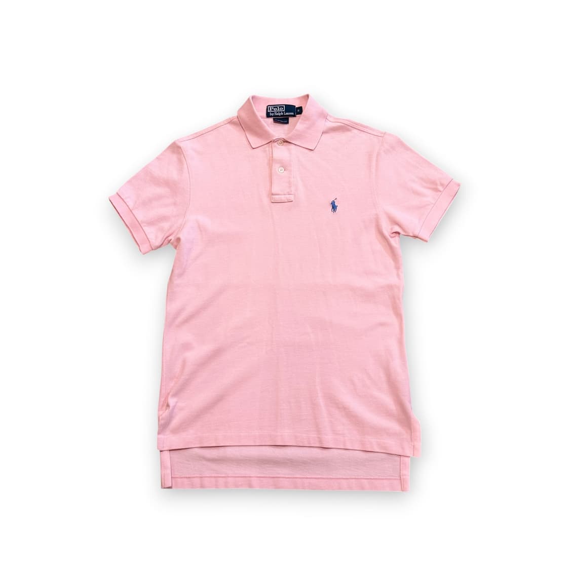 폴로 랄프로렌 핑크 메시 폴로 반팔 카라티 상품이미지1