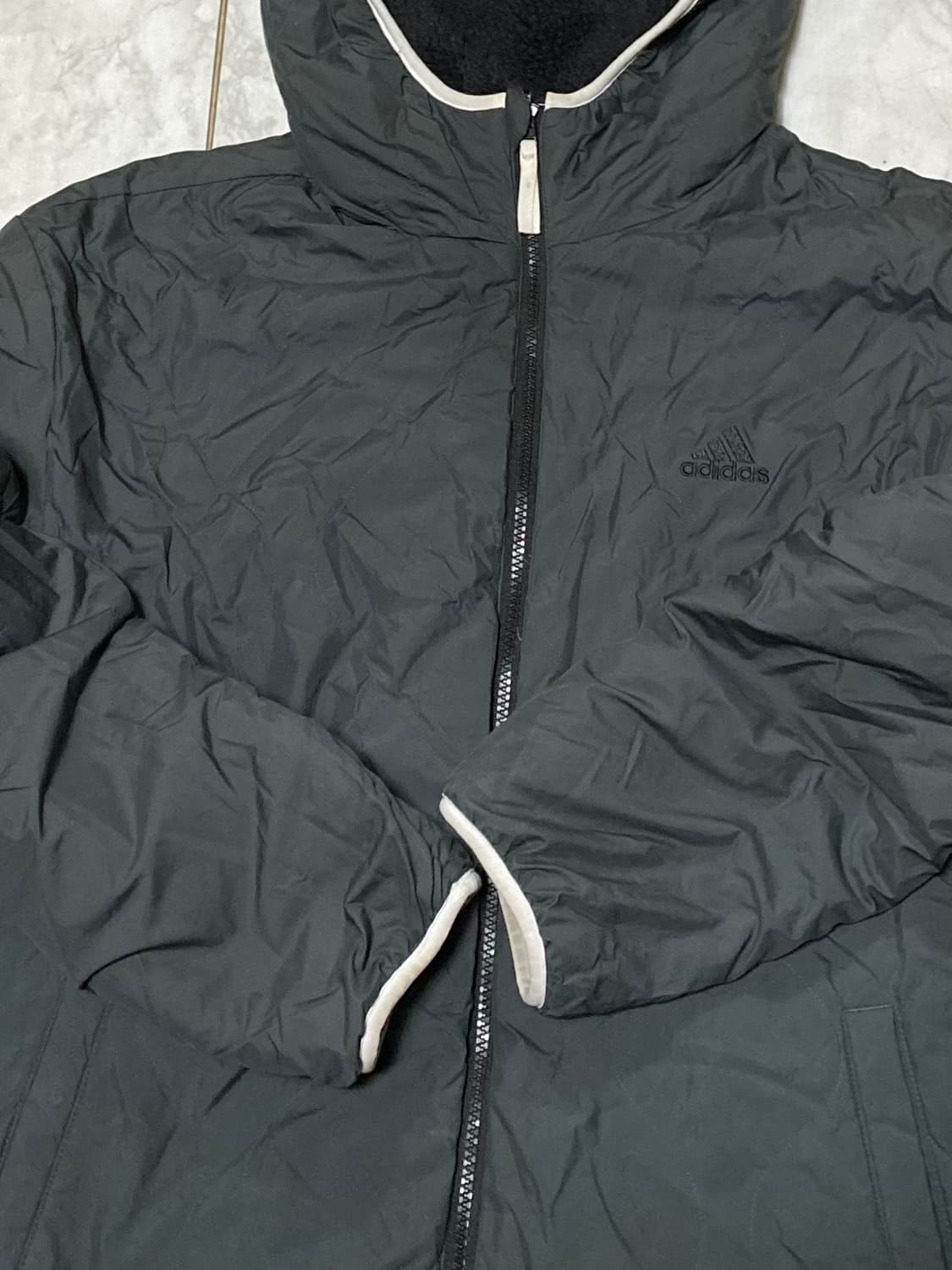 아디다스 후리스 양면 리버시블 패딩 105 사이즈 상품이미지3