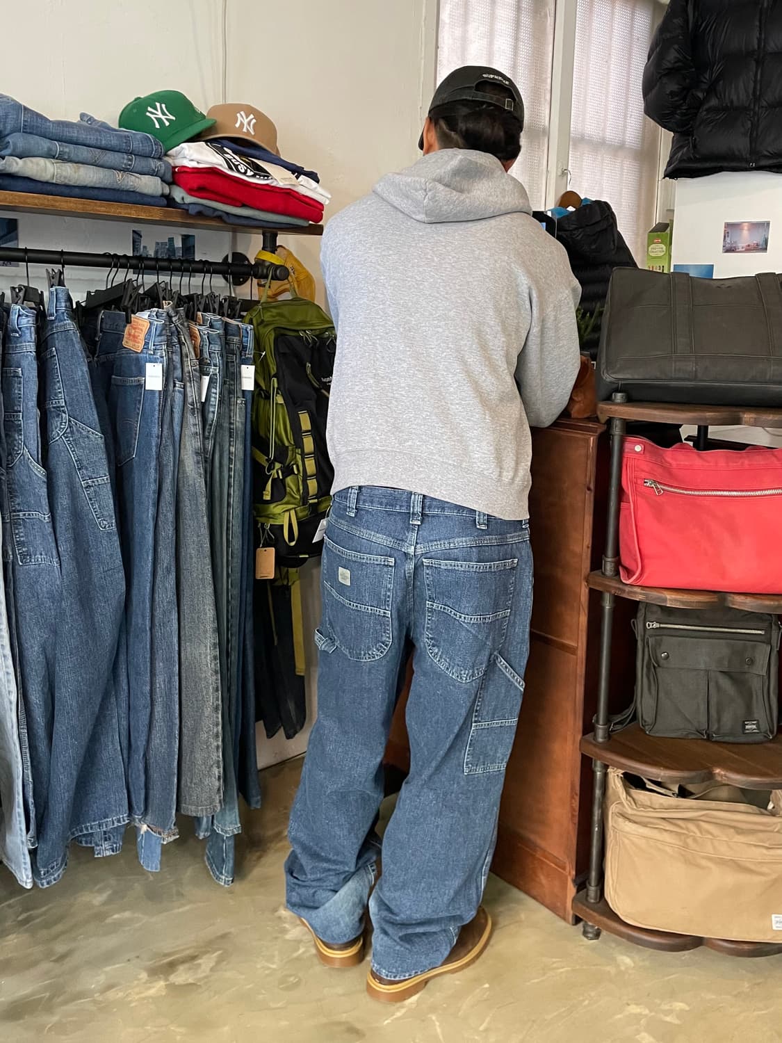 90~00s 빈티지 Lee Dungarees 카펜터 데님 36x32 상품이미지1