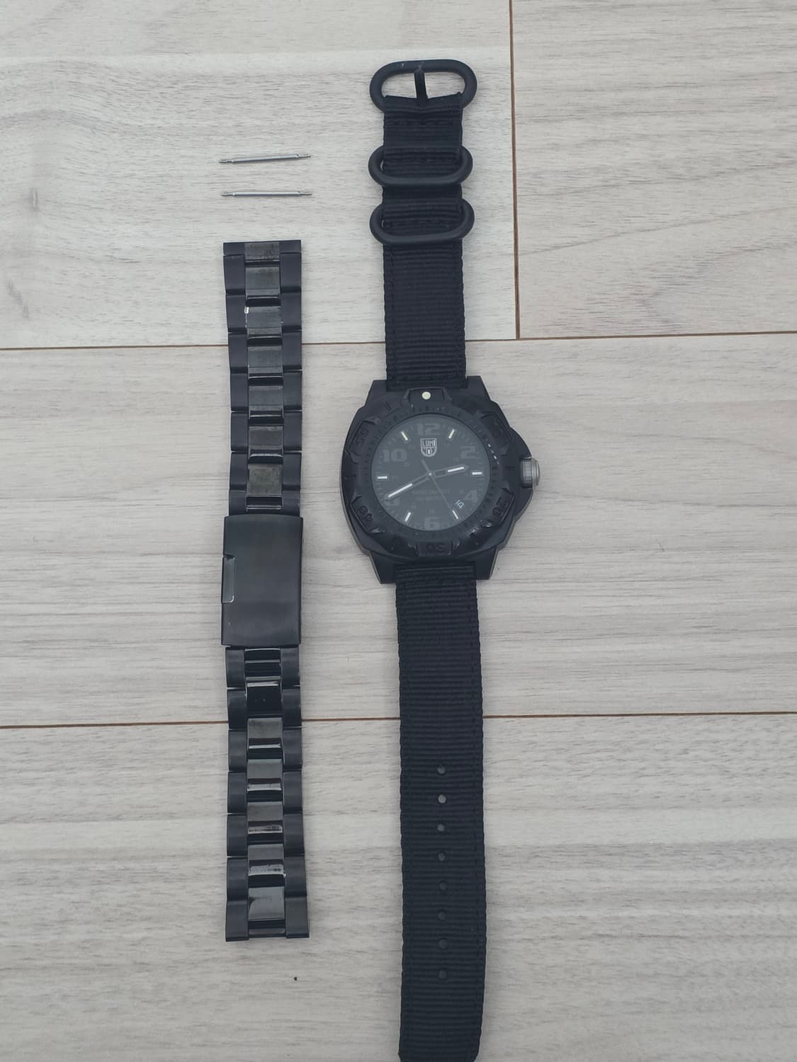 루미녹스 (LUMINOX) 블랙아웃 XL 0201.BO 스위스 쿼츠시계 상품이미지4