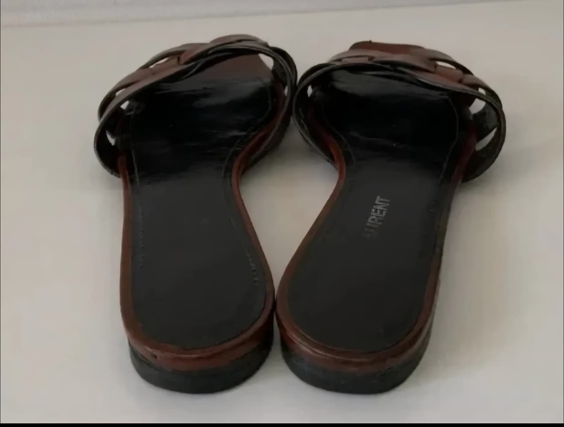 (정품 )생로랑 가죽 샌들 슬리퍼 뮬 225mm  상품이미지2