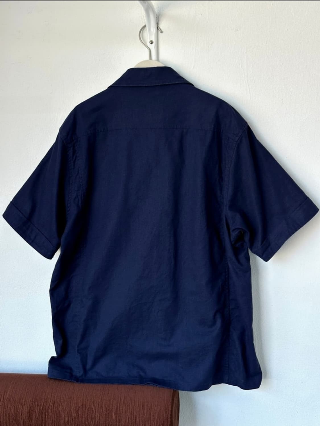 Linen cotton woven zip shirket 상품이미지6