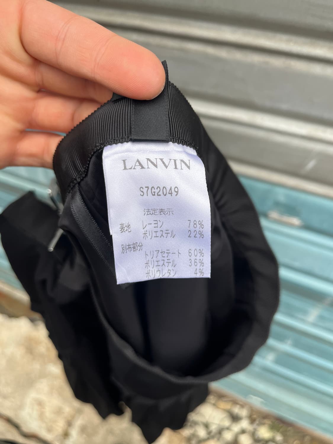 Lanvin 플리츠 미디스커트 상품이미지10